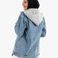 Carina Hooded Denim Jacket