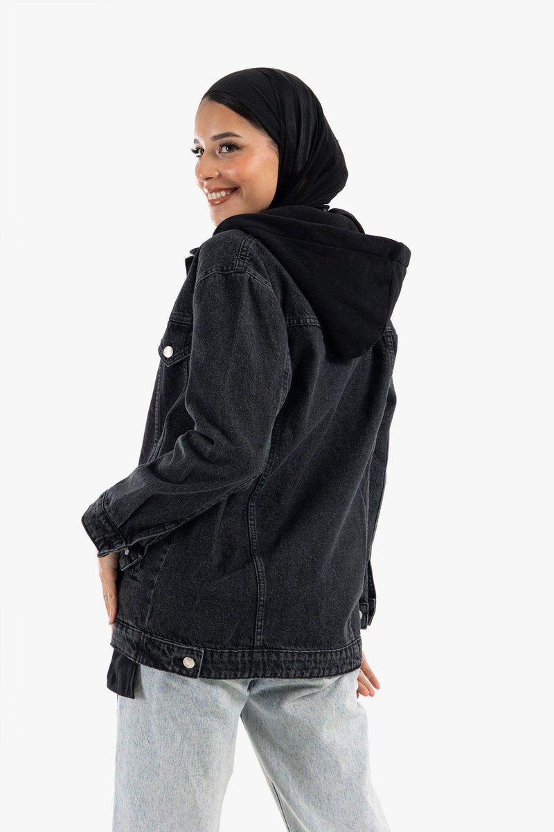 Carina Hooded Denim Jacket