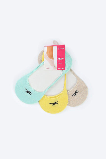 Invisible Cotton Socks - 3 Pairs - Carina - ??Ã¢â‚¬â„¢????????ÃƒÂ±??Ã¯Â¿Â½ÃƒÂ¿??Ã†â€™?ÃƒÂ¿????