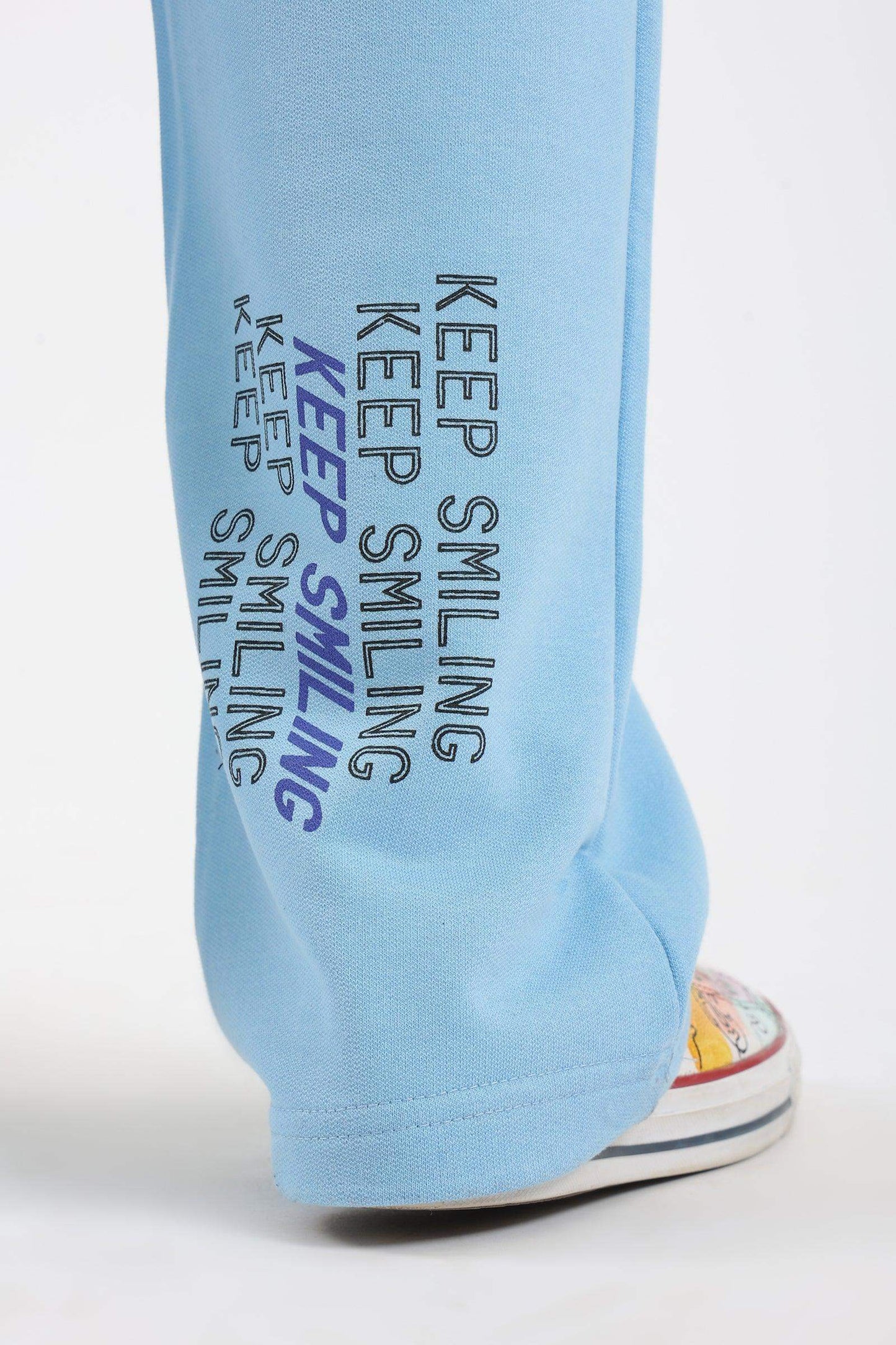 Keep Smiling Printed Lounge Pants