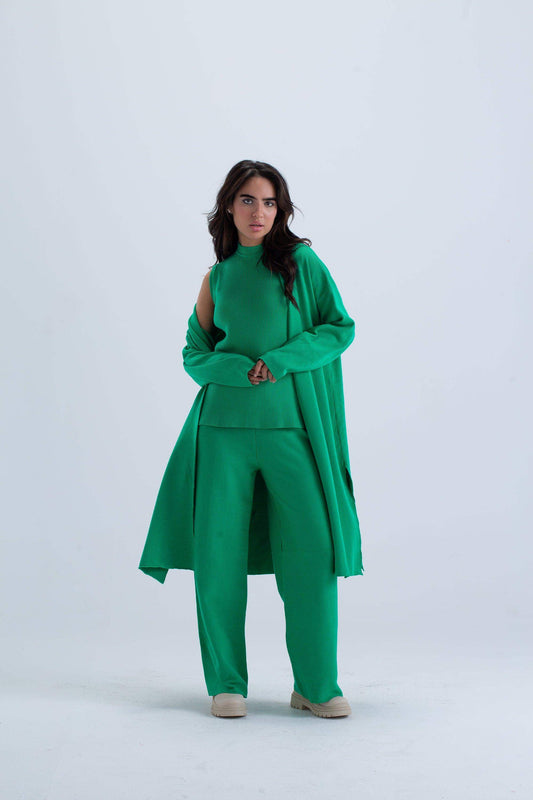 كارديجان طويل محبوك