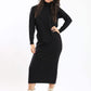 Carina Knitted Turtle Neck Dress