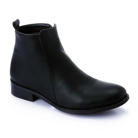 Elegant Plain Ankle Boots