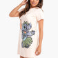 Light Simon Printed Midi Nightgown