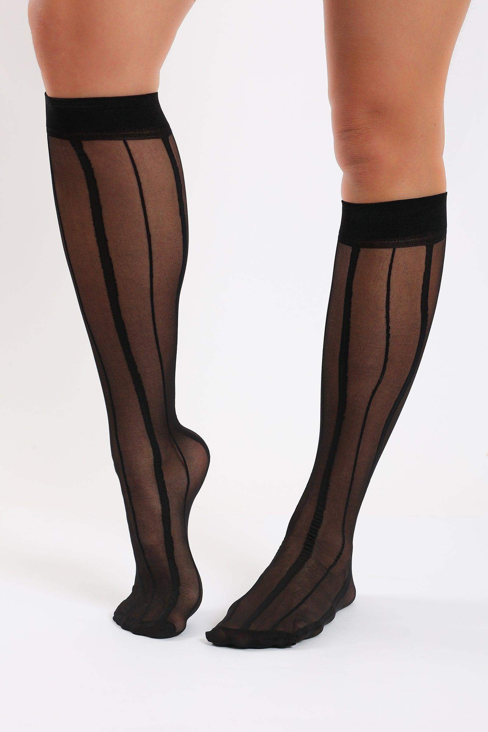 Lined Knee Socks - Carina - ??Ã¢â‚¬â„¢????????ÃƒÂ±??Ã¯Â¿Â½ÃƒÂ¿??Ã†â€™?ÃƒÂ¿????