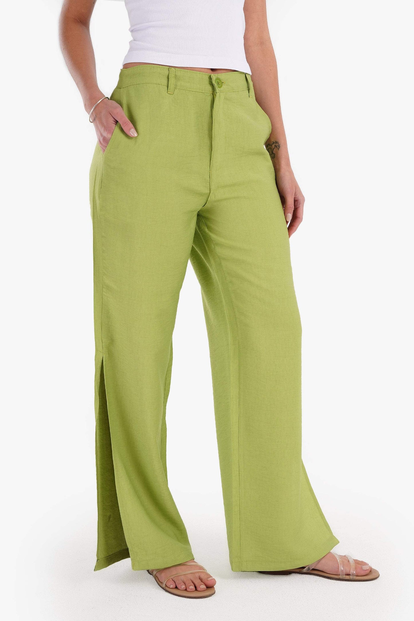 Linen Lounge Pants with Slits - Carina - ??√É¬¢√¢‚Äö¬¨√¢‚Äû¬¢????????√É∆í√Ç¬±??√É¬Ø√Ç¬ø√Ç¬Ω√É∆í√Ç¬ø??√É‚Ä†√¢‚Ç¨‚Ñ¢?√É∆í√Ç¬ø????