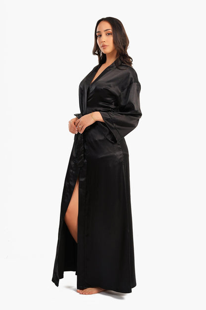 رداء ساتان طويل