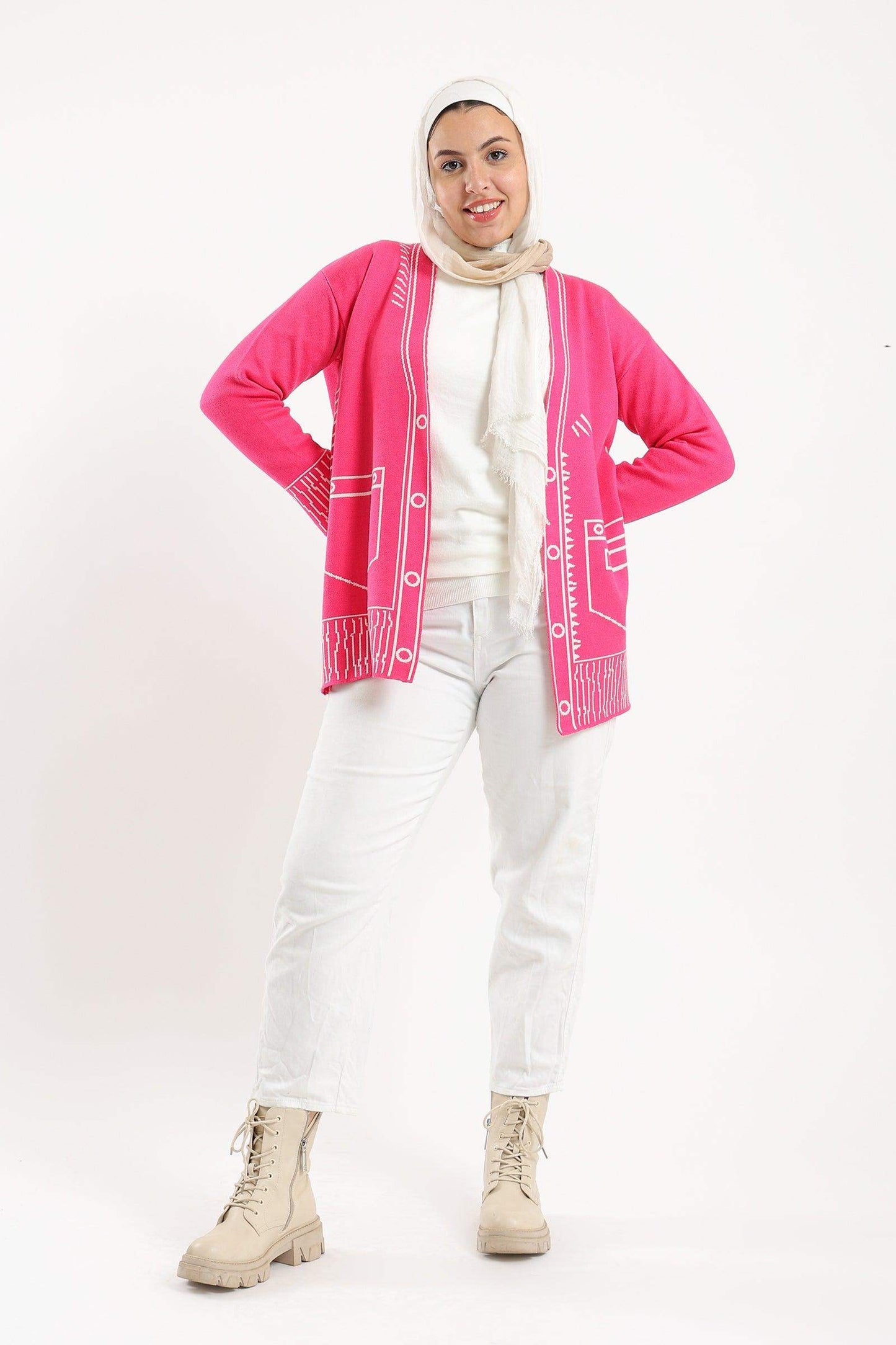 Carina Long Sleeves Knitted Cardigan