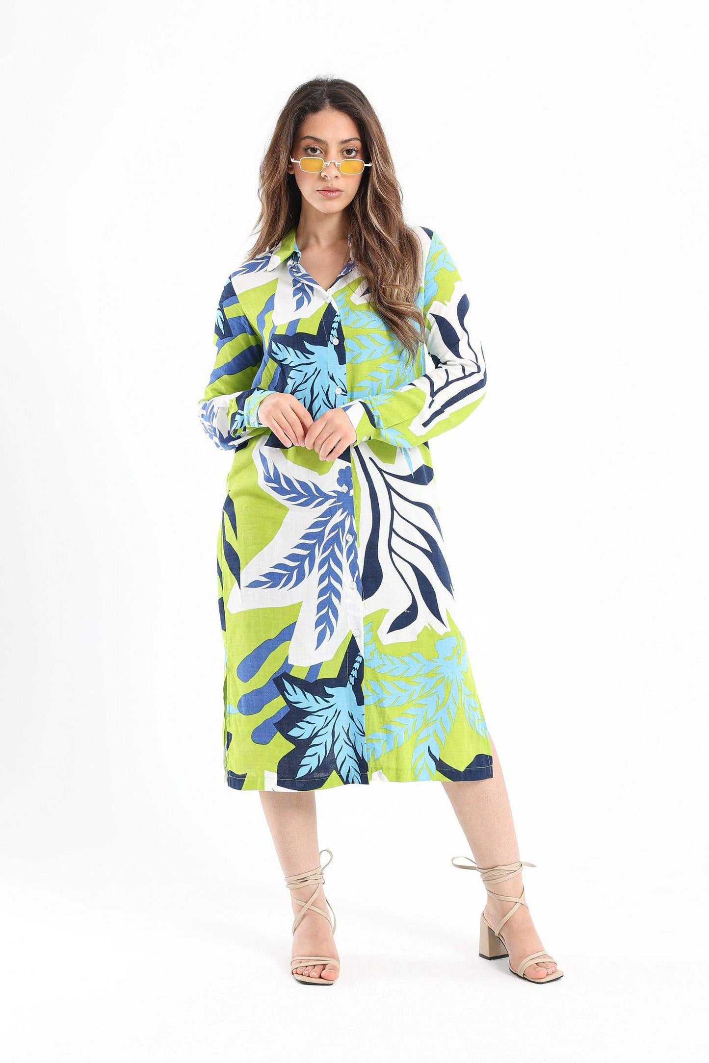 Long Sleeves Midi Shirt Dress - Carina - ??√É¬¢√¢‚Äö¬¨√¢‚Äû¬¢????????√É∆í√Ç¬±??√É¬Ø√Ç¬ø√Ç¬Ω√É∆í√Ç¬ø??√É‚Ä†√¢‚Ç¨‚Ñ¢?√É∆í√Ç¬ø????