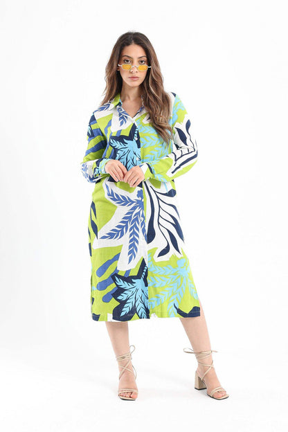 Long Sleeves Midi Shirt Dress - Carina - ??√É¬¢√¢‚Äö¬¨√¢‚Äû¬¢????????√É∆í√Ç¬±??√É¬Ø√Ç¬ø√Ç¬Ω√É∆í√Ç¬ø??√É‚Ä†√¢‚Ç¨‚Ñ¢?√É∆í√Ç¬ø????