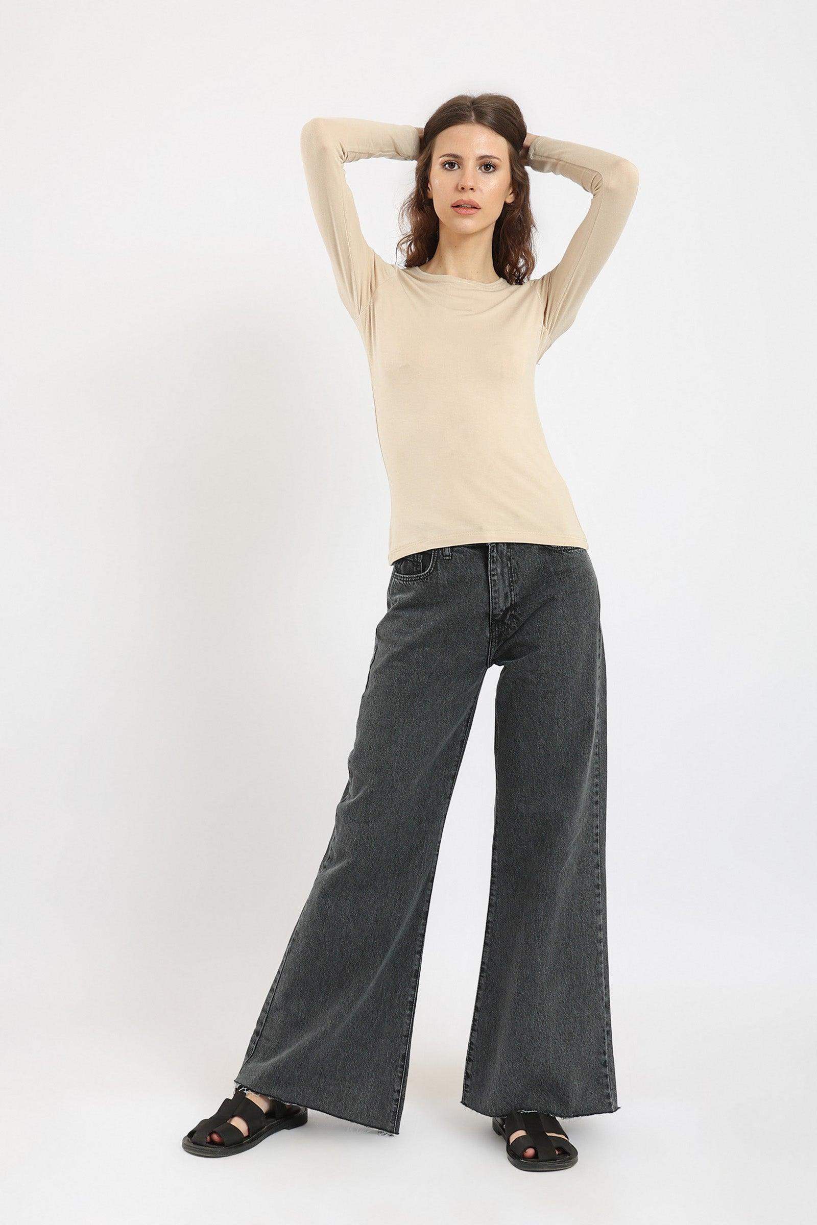 Long Sleeves Viscose Top - Carina - ??Ã¢â‚¬â„¢????????ÃƒÂ±??Ã¯Â¿Â½ÃƒÂ¿??Ã†â€™?ÃƒÂ¿????