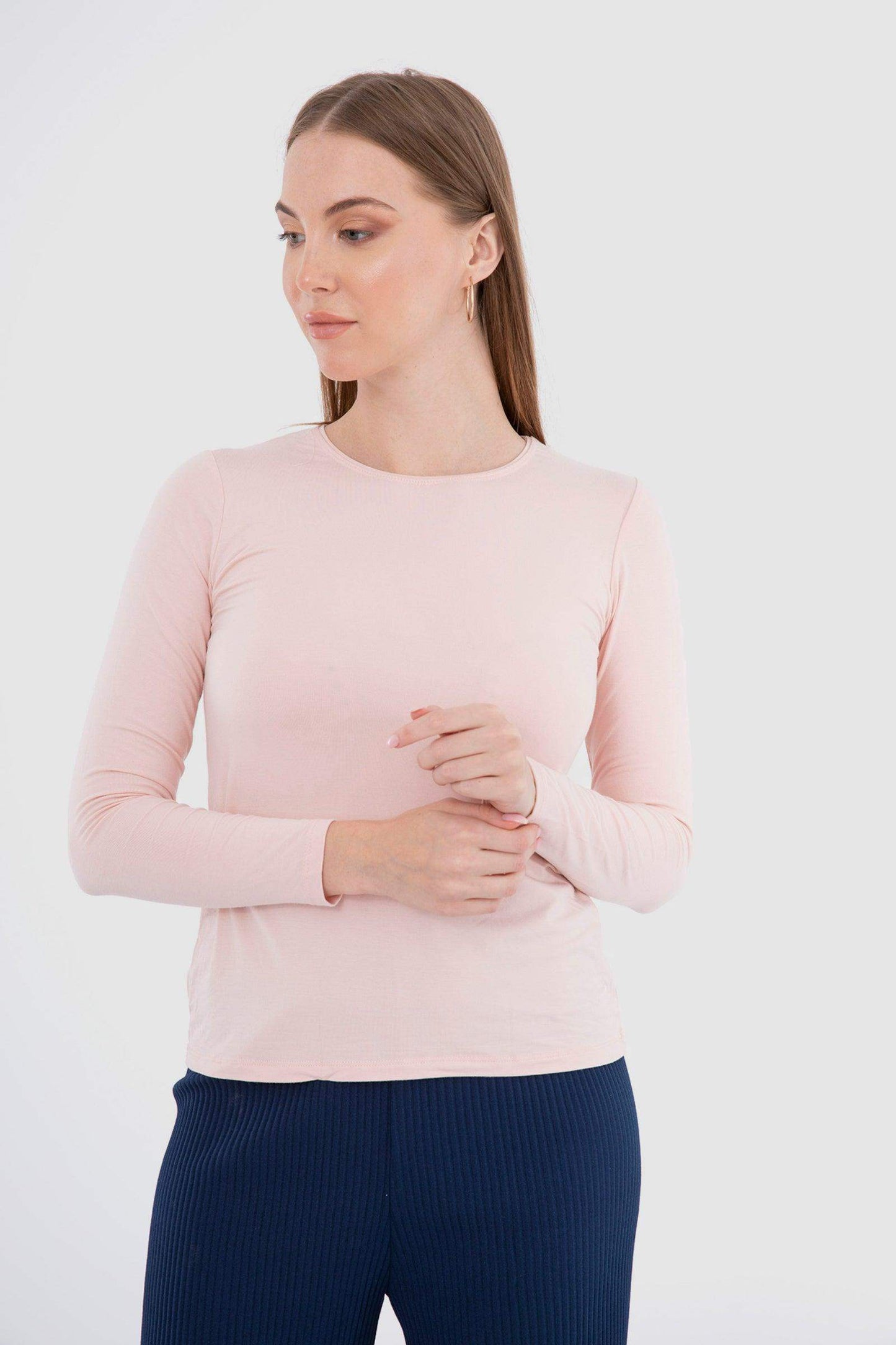 Carina Long Sleeves Viscose Top