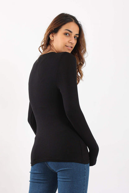 Long Sleeves Viscose Top - Carina - ??Ã¢â‚¬â„¢????????ÃƒÂ±??Ã¯Â¿Â½ÃƒÂ¿??Ã†â€™?ÃƒÂ¿????