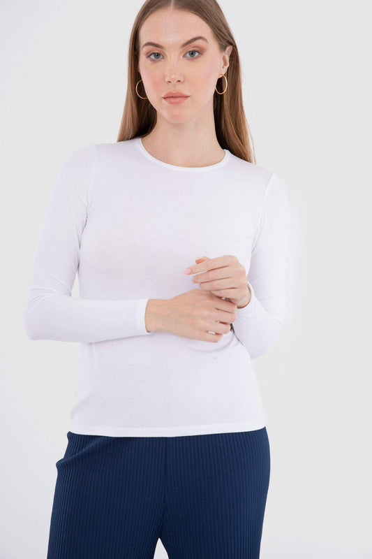 Carina Long Sleeves Viscose Top