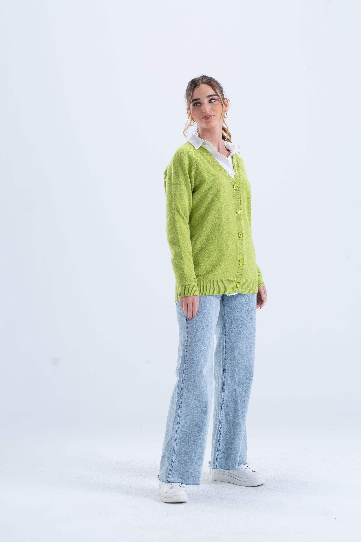 Carina Long Sleeves Wool Cardigan