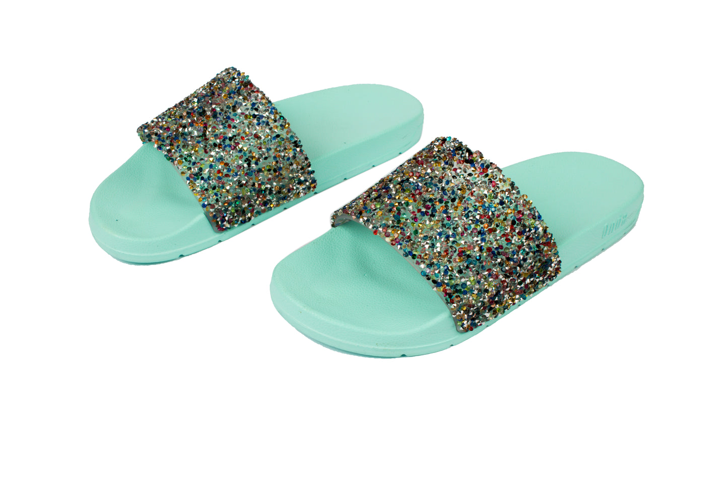 Lome Casual Glitter Slides for Teen Girls