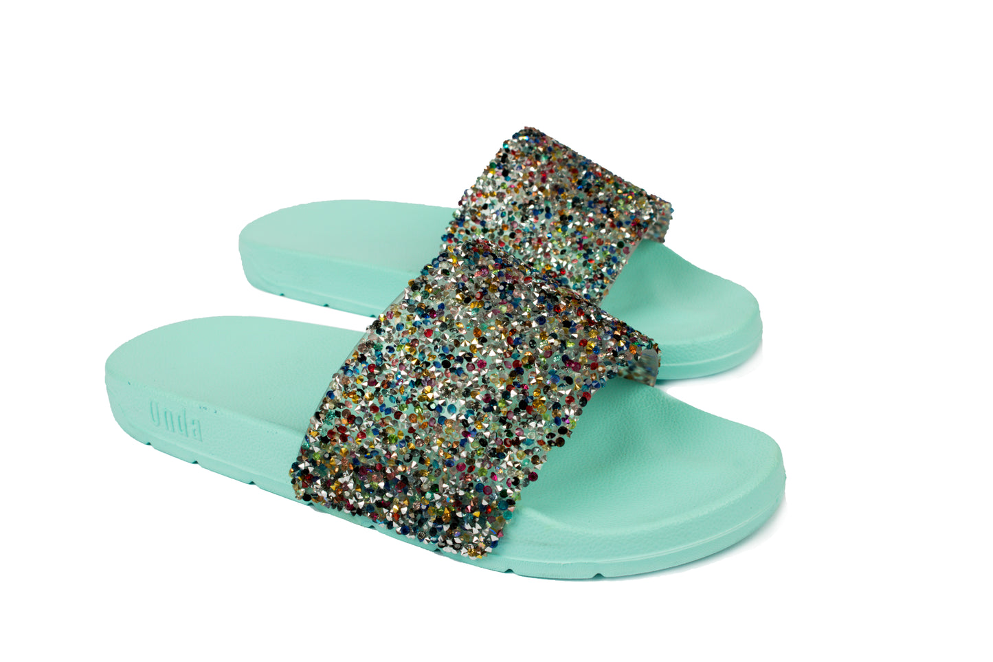 Lome Casual Glitter Slides for Teen Girls