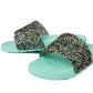 Onda Lome Casual Glitter Slides for Teen Girls