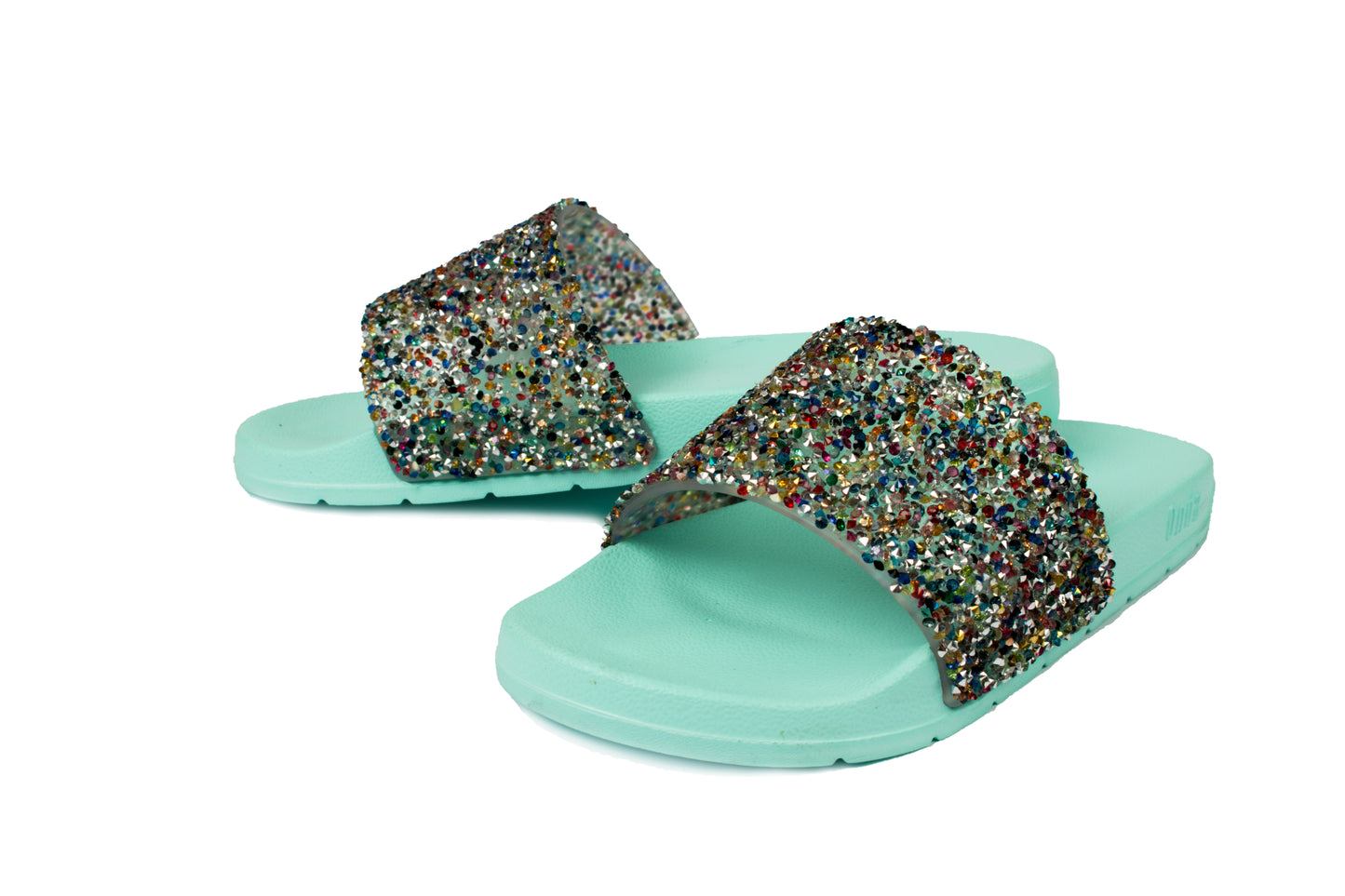 Lome Casual Glitter Slides for Teen Girls