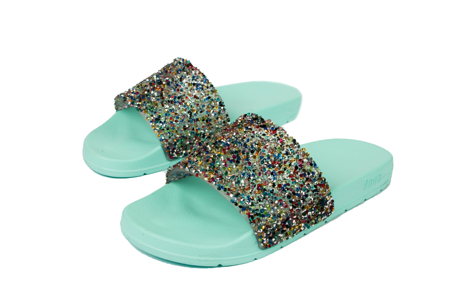 Lome Casual Glitter Slides for Teen Girls