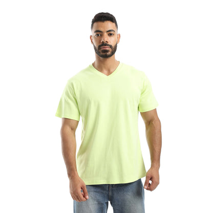 Plain Basic V-Neck T-Shirt