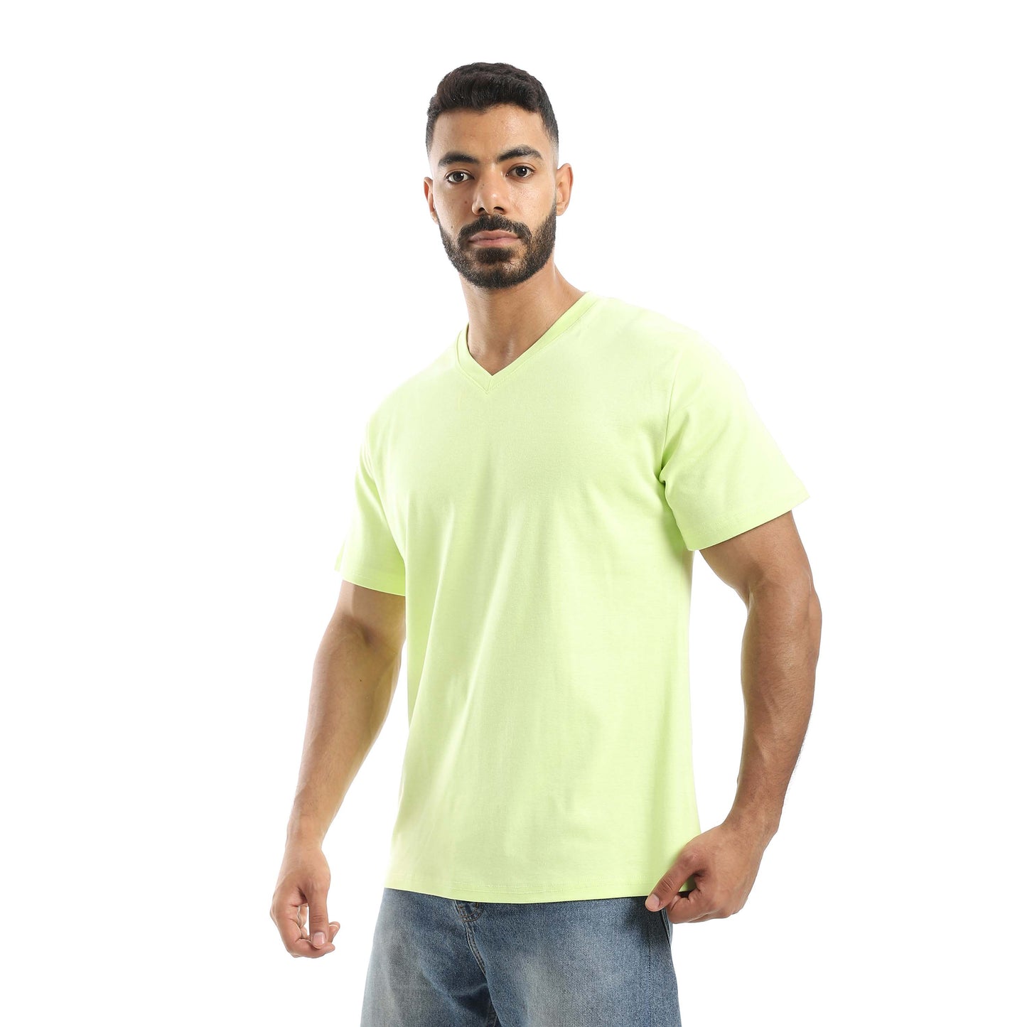 Plain Basic V-Neck T-Shirt