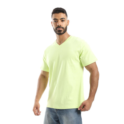 Plain Basic V-Neck T-Shirt