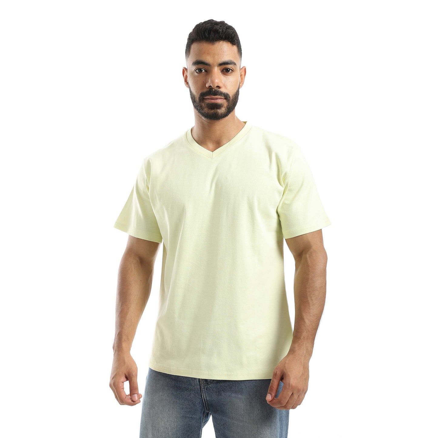 Plain Basic V-Neck T-Shirt