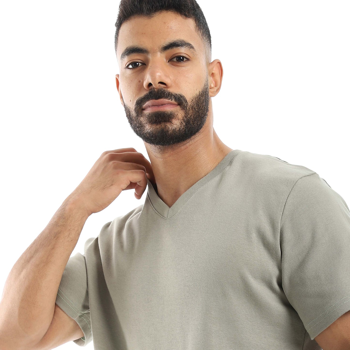 Plain Basic V-Neck T-Shirt