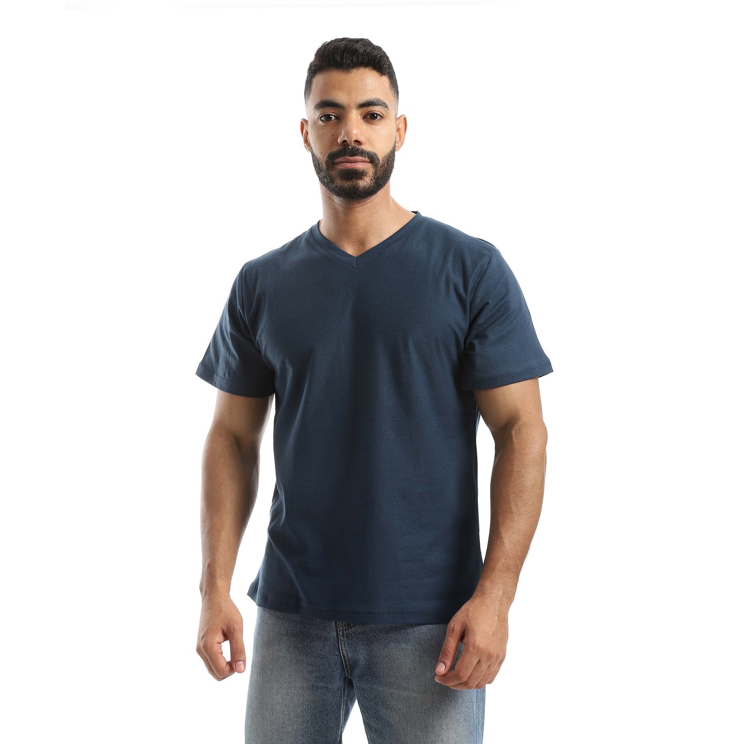 Plain Basic V-Neck T-Shirt