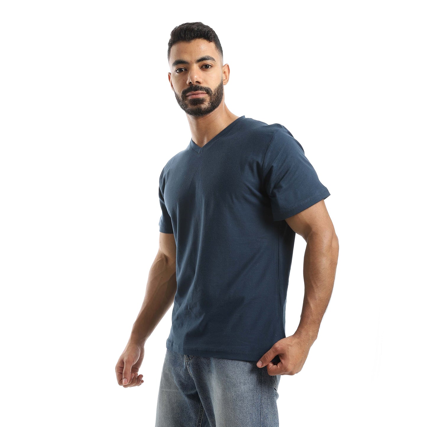 Plain Basic V-Neck T-Shirt
