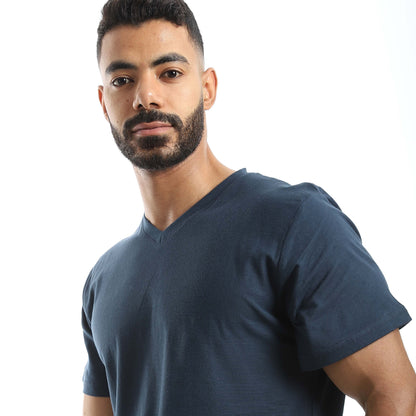 Plain Basic V-Neck T-Shirt