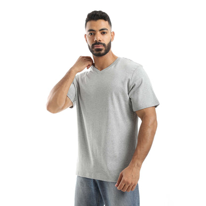 Plain Basic V-Neck T-Shirt