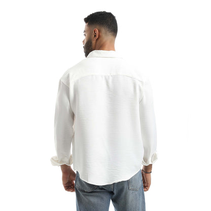 Long Sleeves Turn Down Collar Shirt