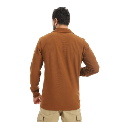 Quarter Zipper Trico Sweatshirt