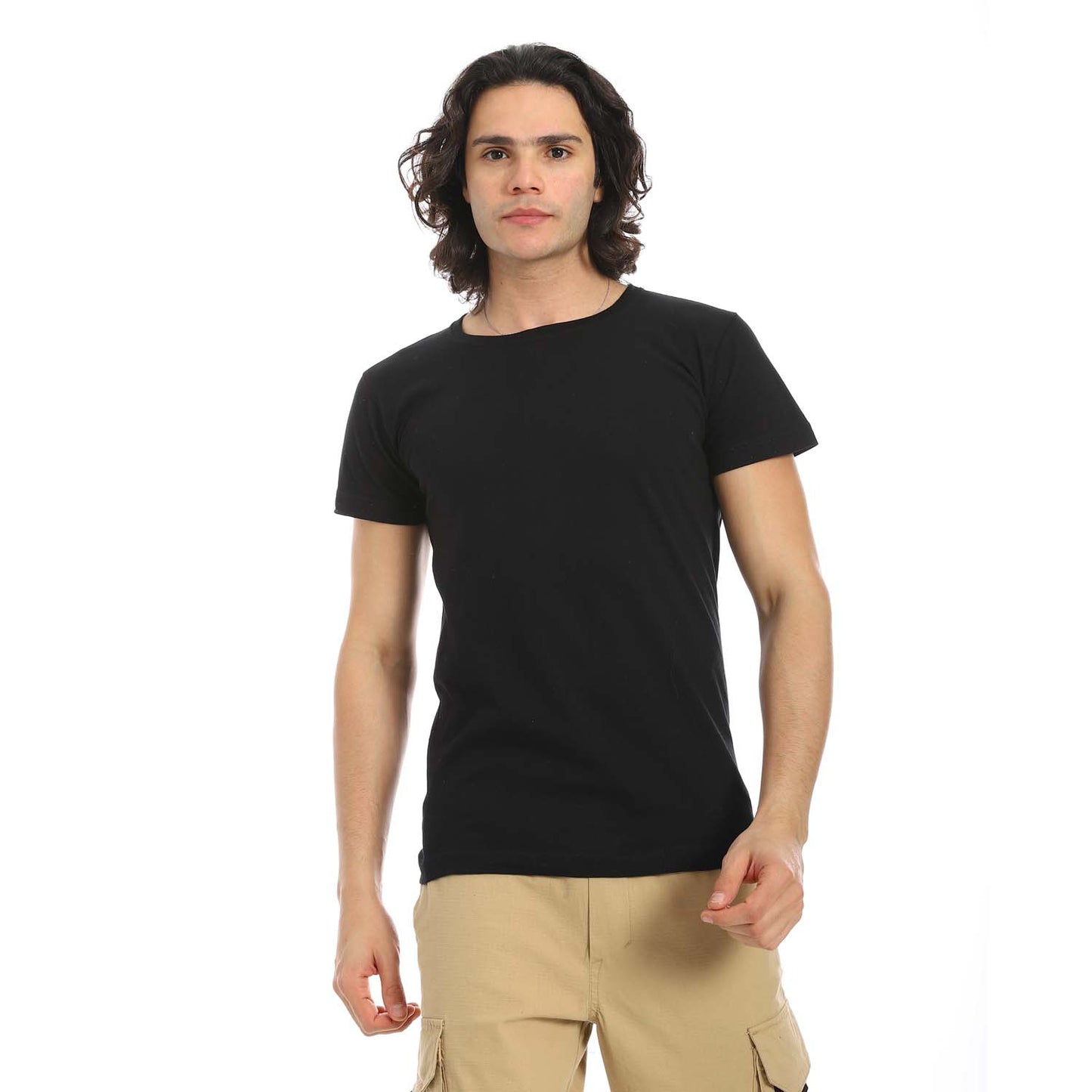 Plain Basic Round Neck T-Shirt