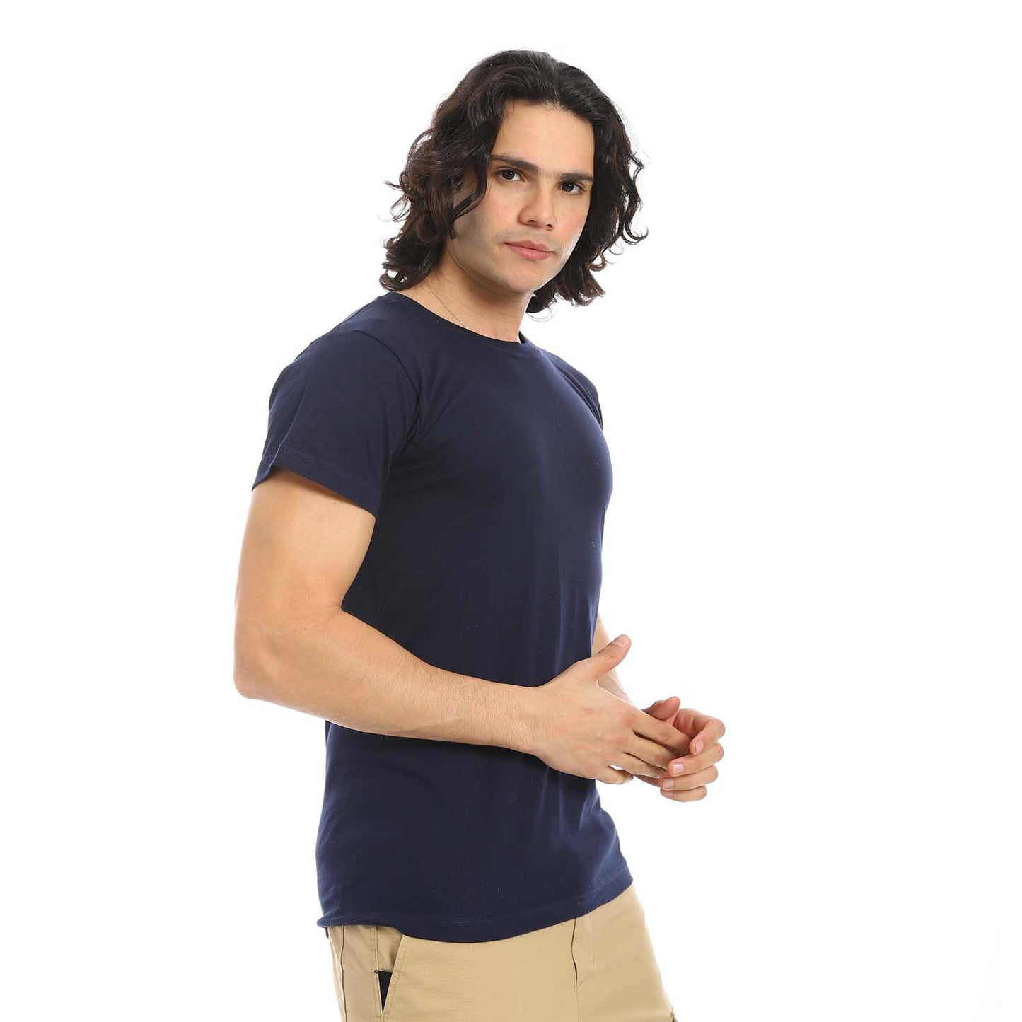 Plain Basic Round Neck T-Shirt