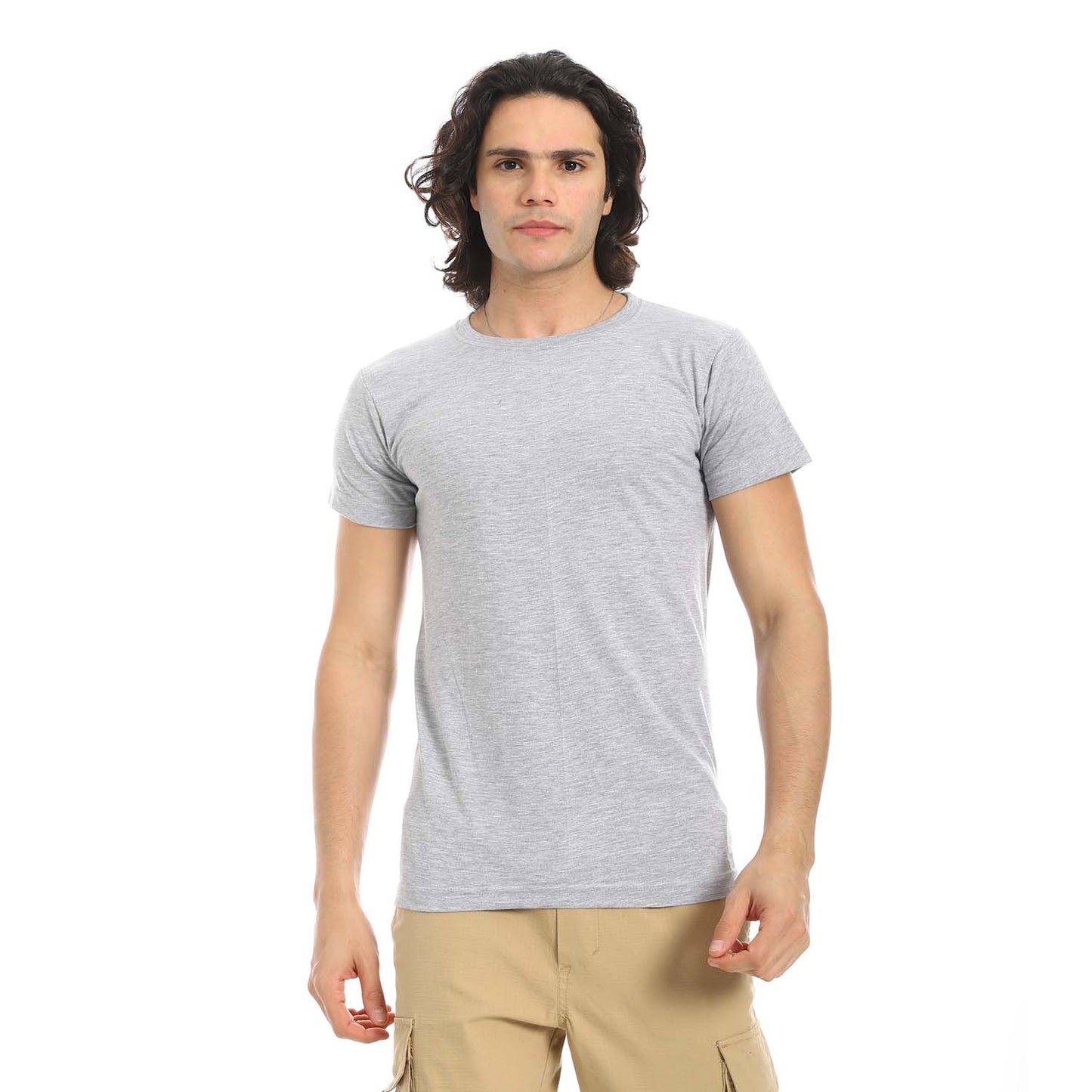 Plain Basic Round Neck T-Shirt