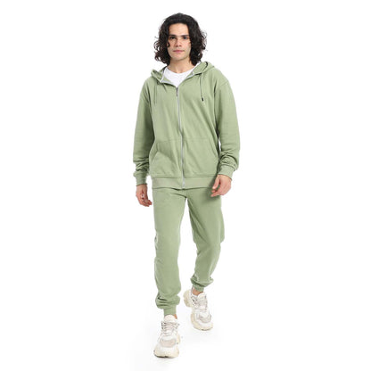 Winter Hooded Sweatshirt & Pants Set