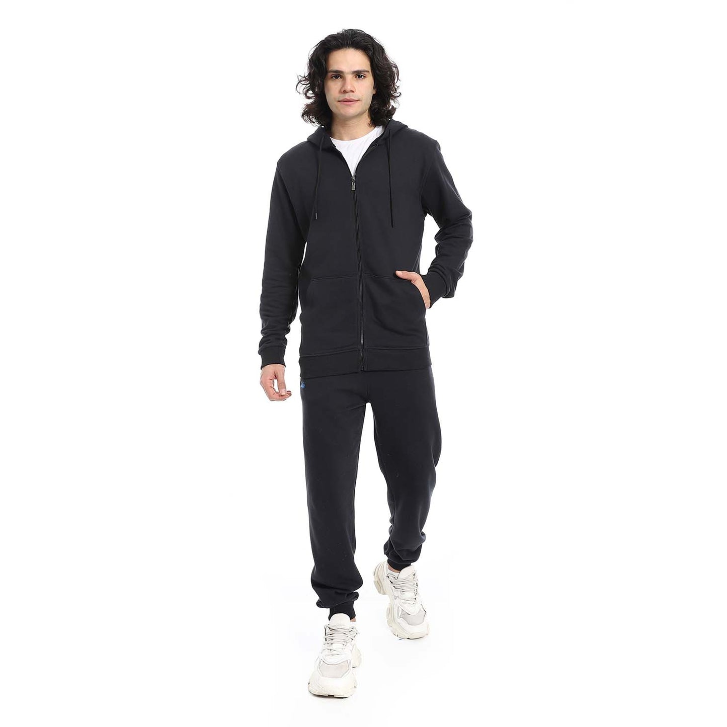 Winter Hooded Sweatshirt & Pants Set