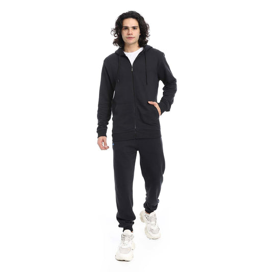 Winter Hooded Sweatshirt & Pants Set