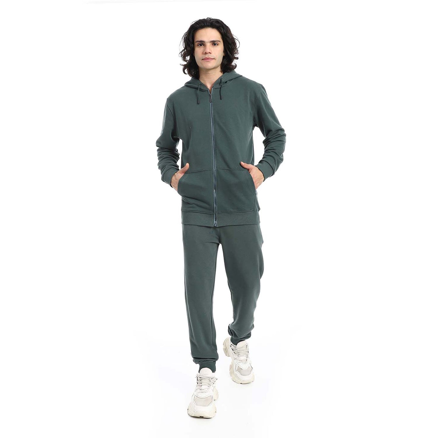 Winter Hooded Sweatshirt & Pants Set