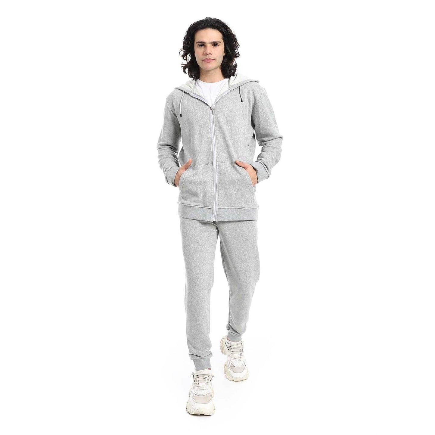 Winter Hooded Sweatshirt & Pants Set