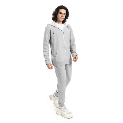 Winter Hooded Sweatshirt & Pants Set