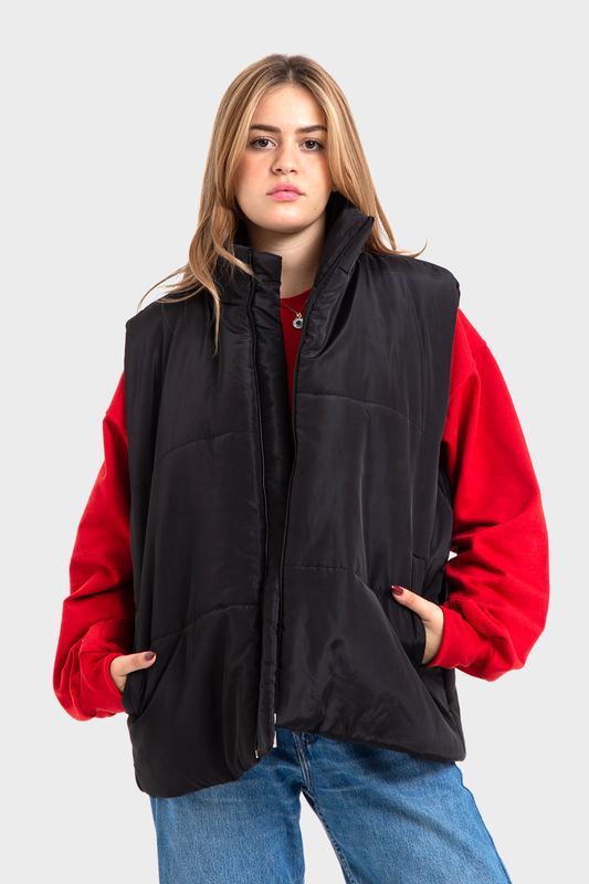 Black Puffer Vest