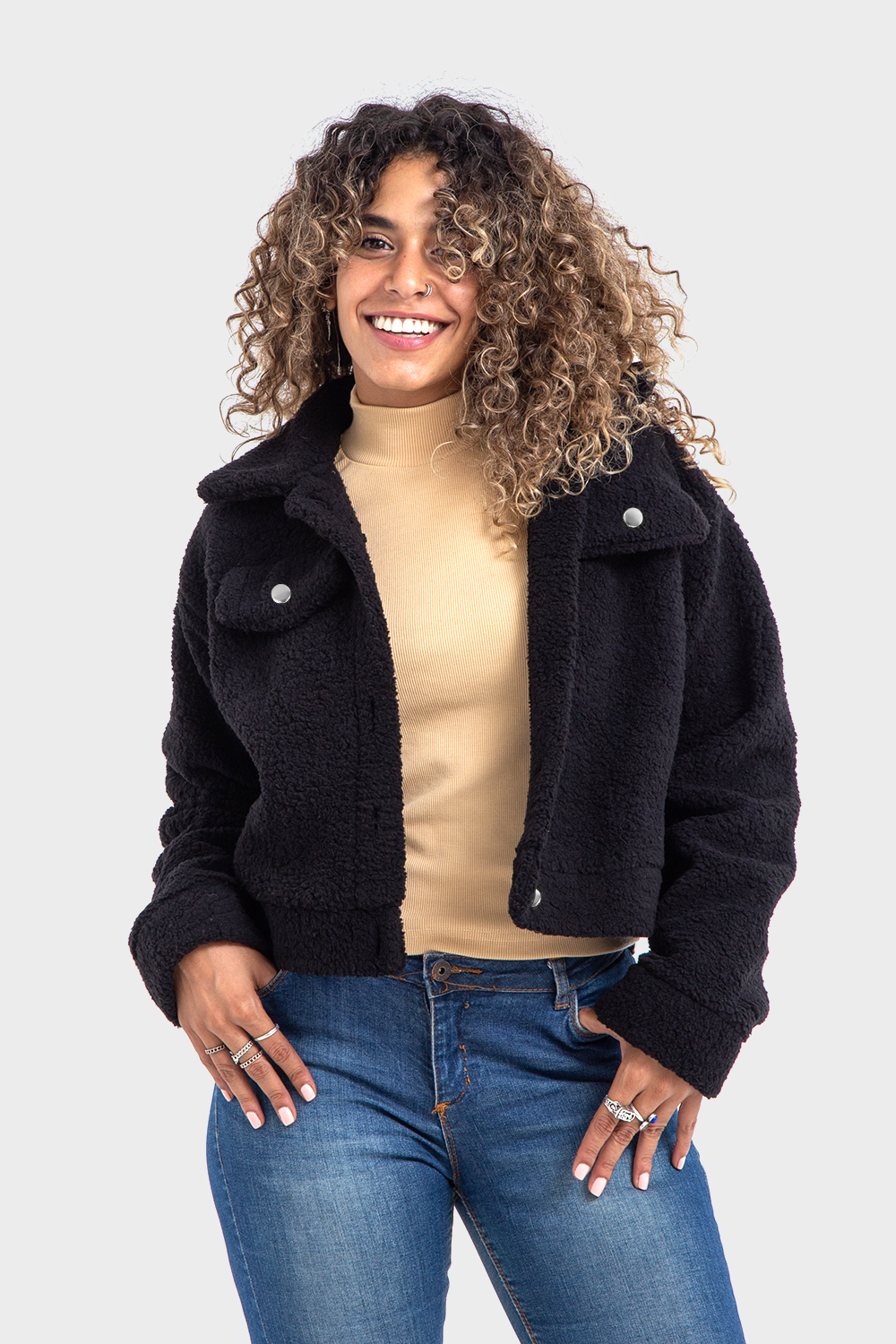 Premium Line, Black Teddy Jacket