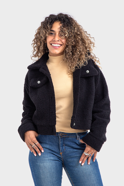 Premium Line, Black Teddy Jacket