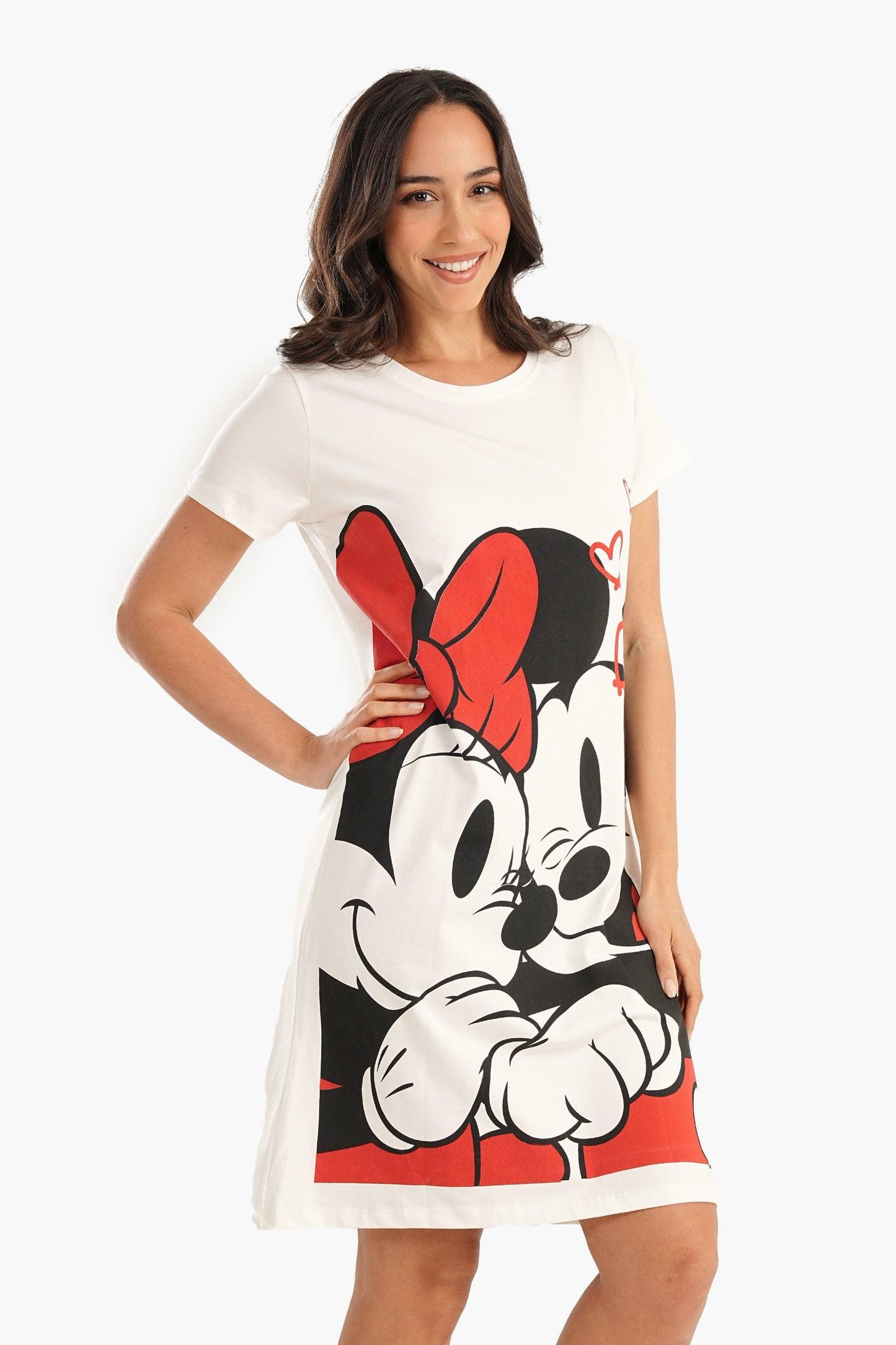 Mickey & Minnie Printed Nightgown