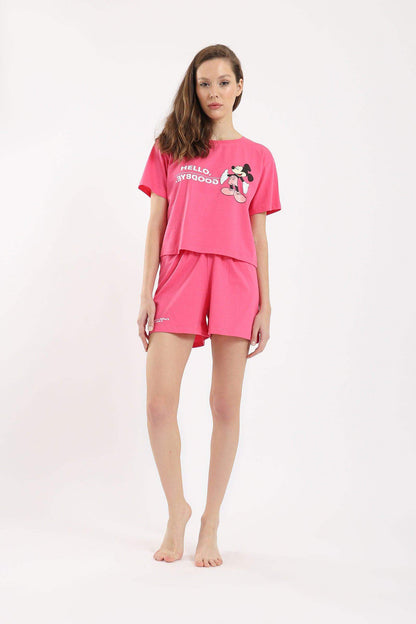 Mickey Mouse Printed Pyjama Set