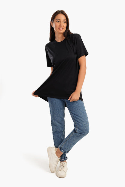 قميص أساسي من الألياف الدقيقة